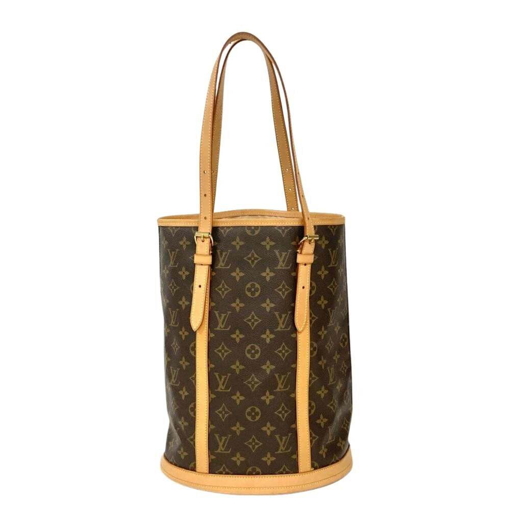 LOUIS VUITTON Brown Monogram Canvas Tote Bag - Picture 3 of 12